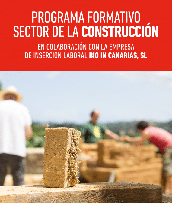 Oferta Formativa Sector De La Construcción En Colaboración Con La Empresa De Inserción Laboral Bio In Canarias, S.L.