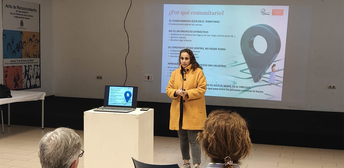 La Fundación Mapfre Canarias y la artista Andrea Farah Gaeta presentan el proyecto “Barrios en Resistencia” en el Centro Cívico Suárez Naranjo