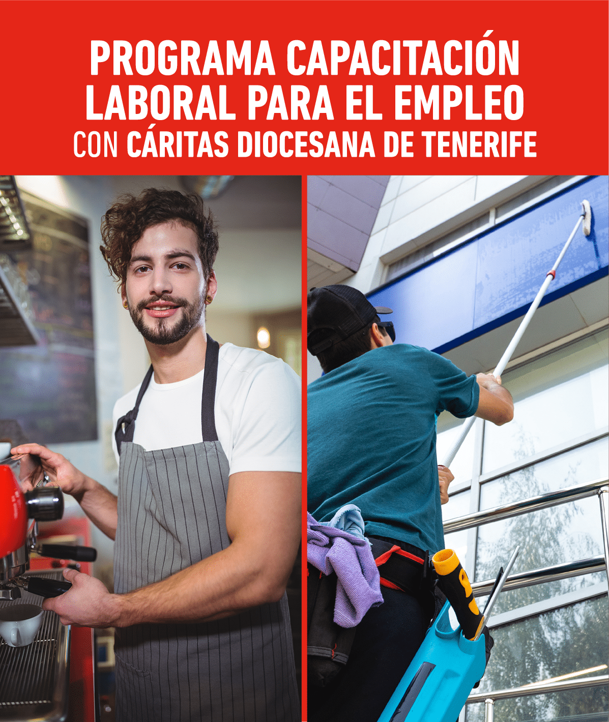 Programa de Capacitación Laboral para el Empleo FMG - Cáritas Tenerife