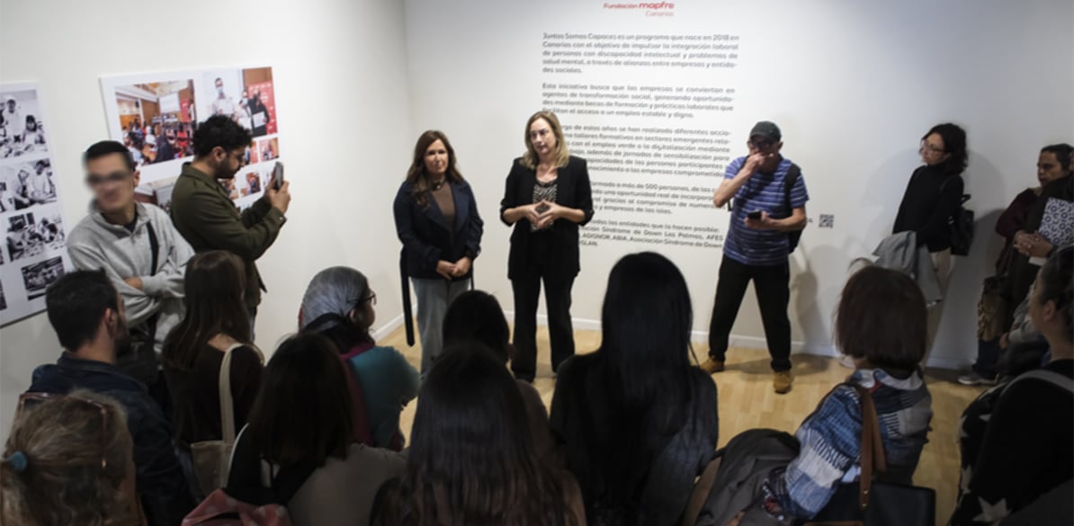 LA EXPOSICIÓN «JUNTOS SOMOS CAPACES» VISIBILIZA EL IMPACTO DE LA INCLUSIÓN LABORAL EN CANARIAS