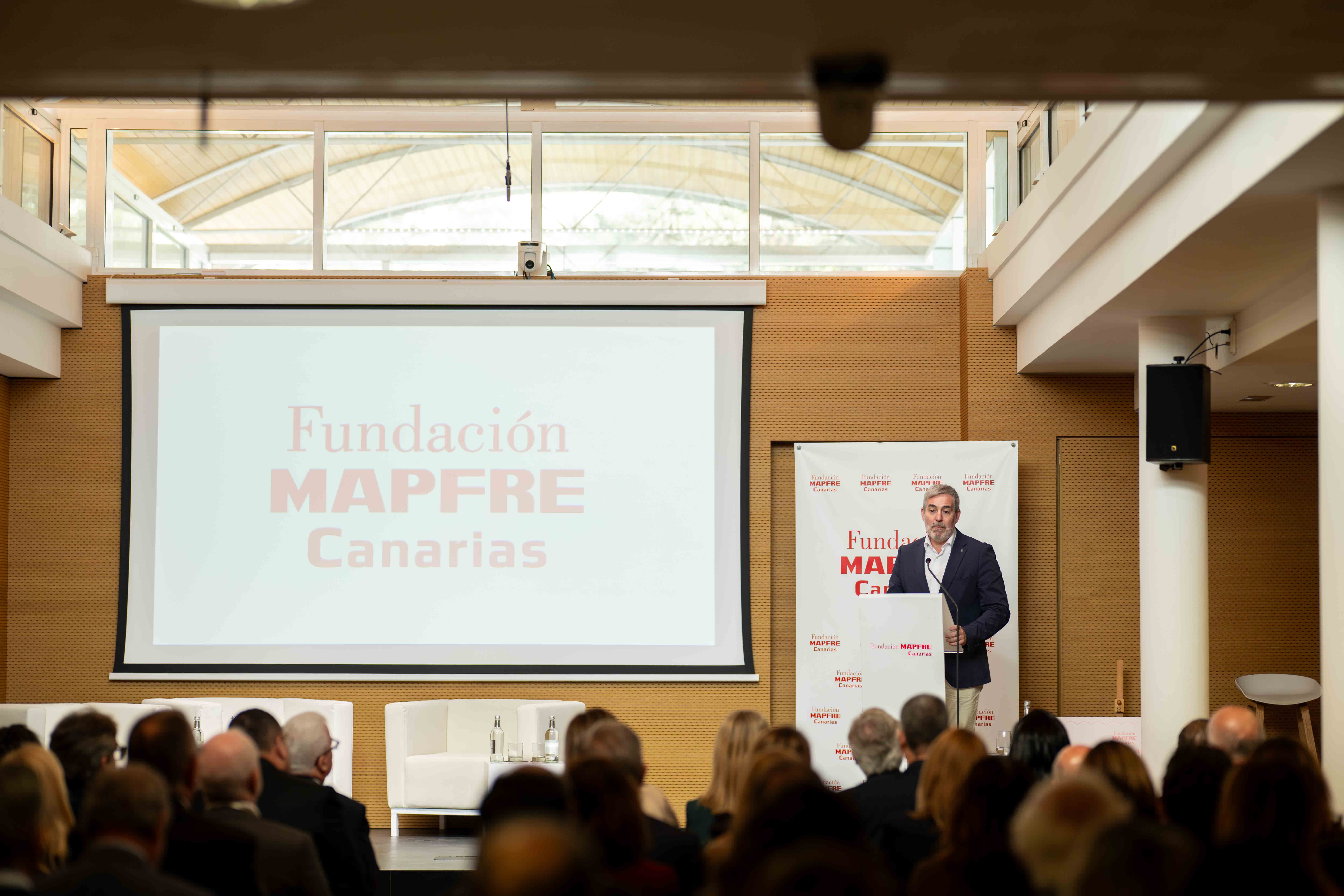 Fernando Clavijo, presidente de Canarias durante la clausura del acto