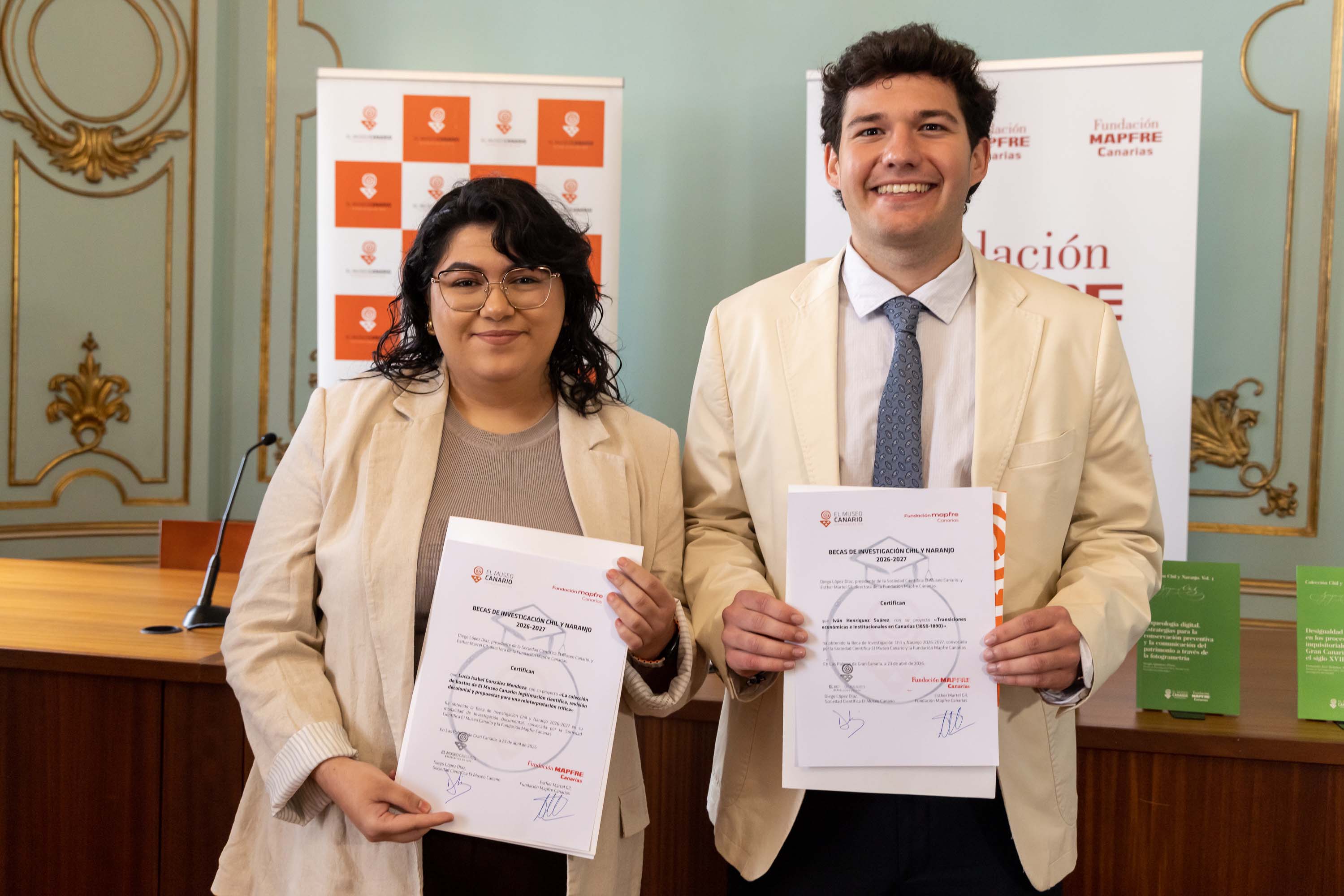 Lucía Isabel González Mendoza e Iván Henríquez Suárez.