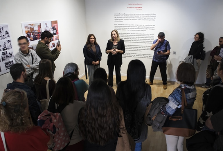 Llega a Tenerife la exposición «Juntos Somos Capaces»