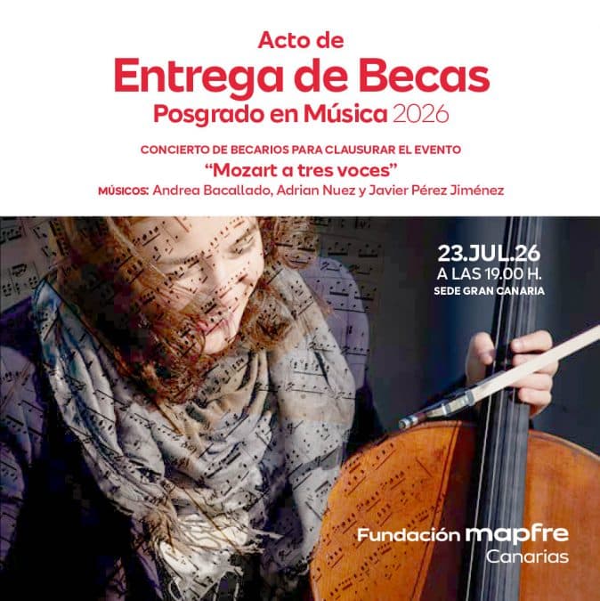 Concierto Mozart a tres voces – Acto entrega de becas de Música