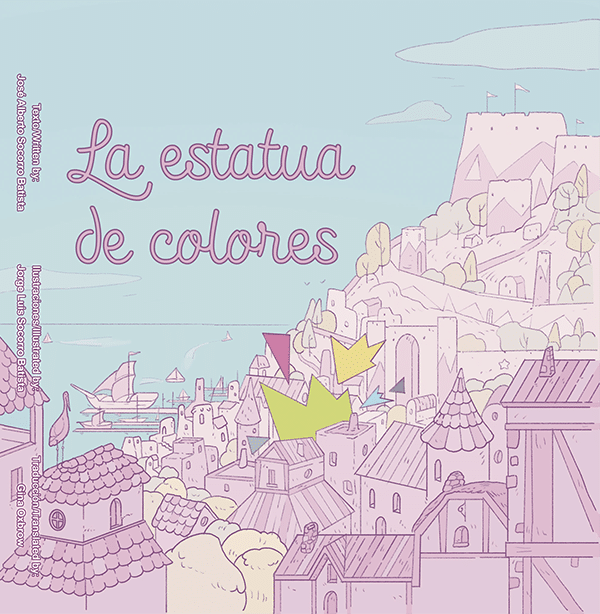 La estatua de colores