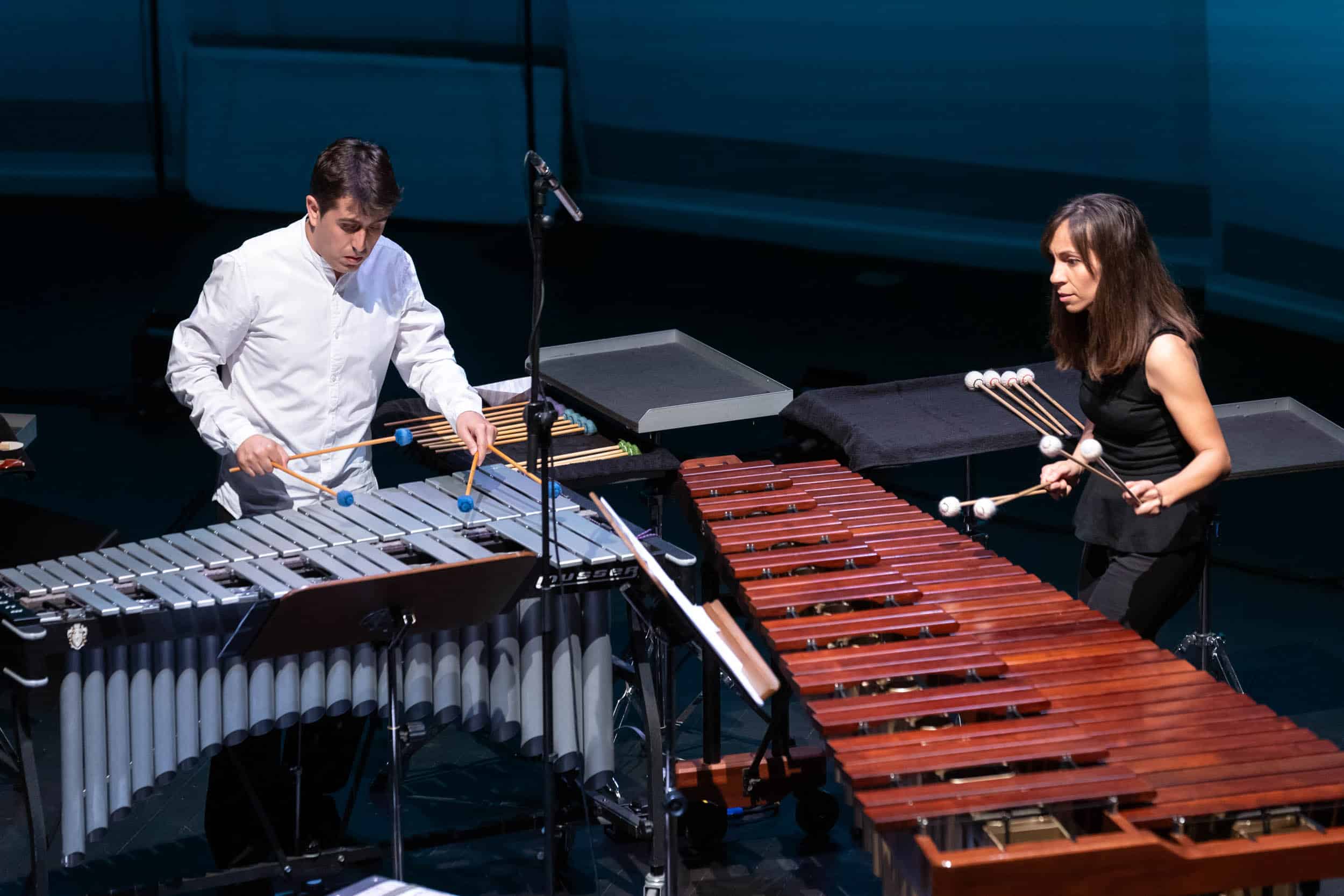 Verónica y Daniel en un concierto