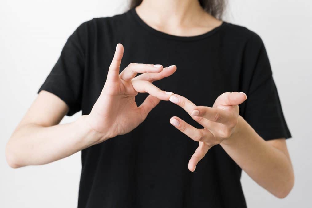 Servicio de interpretación lengua de signos española